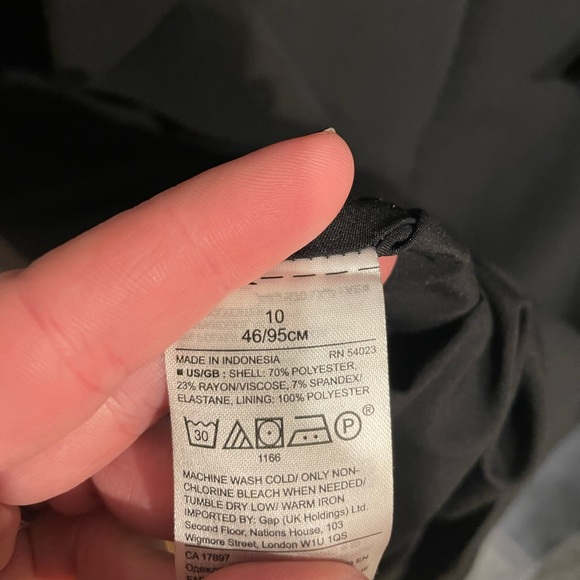 Banana Republic Black Dress Size 10 - Picture 3 of 3